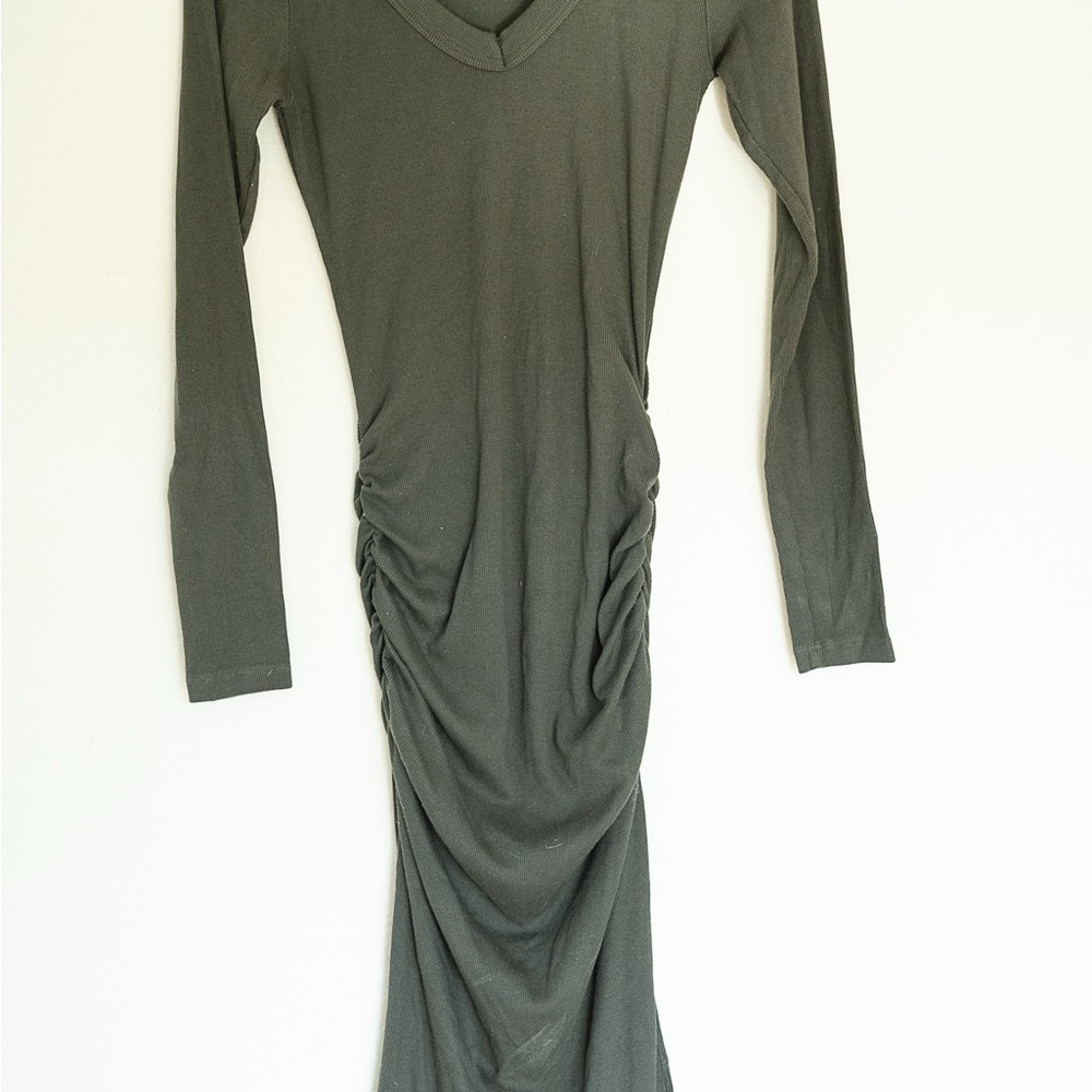 Michael Stars Long Sleeve Olive Dress